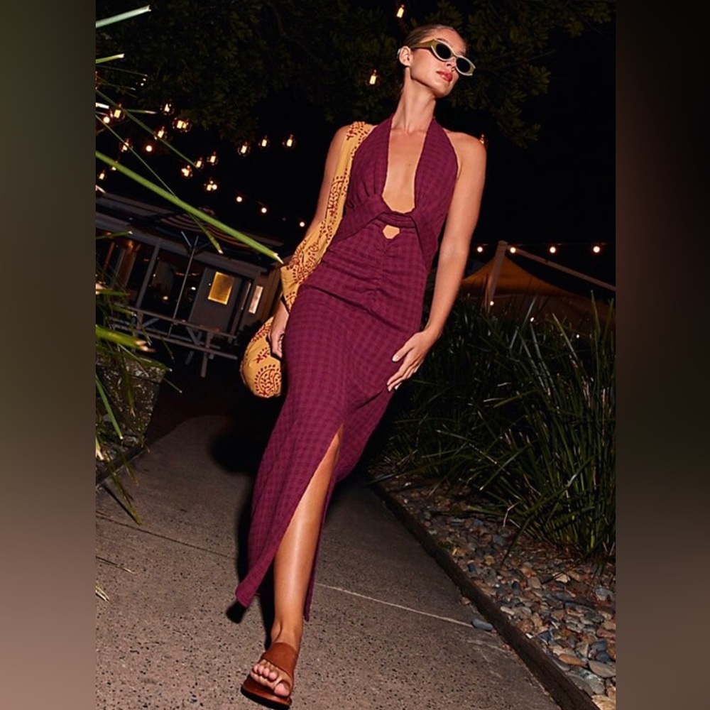 Free People Purple Maxi Dress